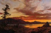 Frederick Edwin Church Sunset oil on canvas